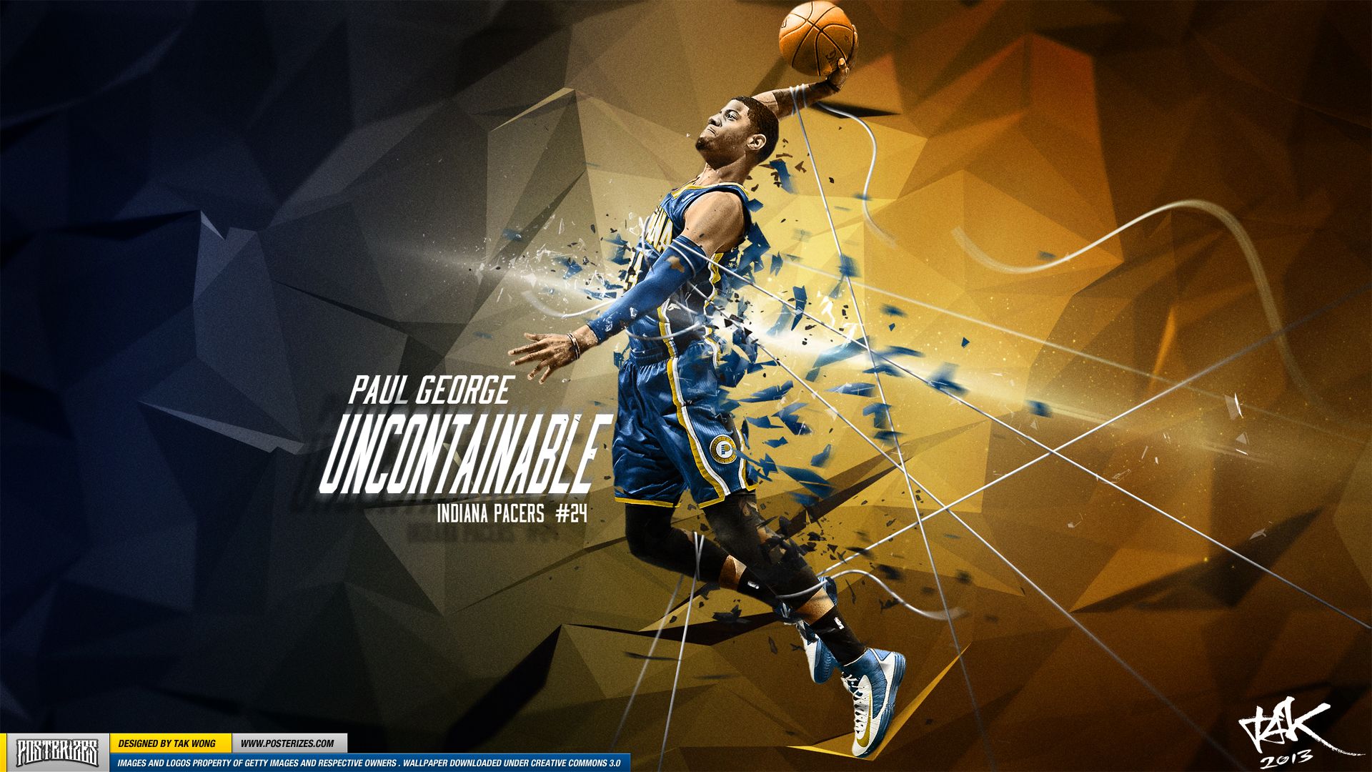 Paul George Uncontainable Wallpaper Posterizes Nba
