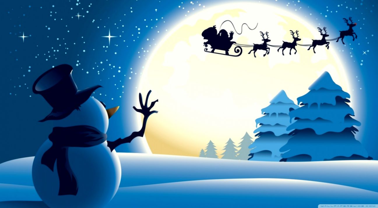 Santa Claus Wallpaper HD Background Engine