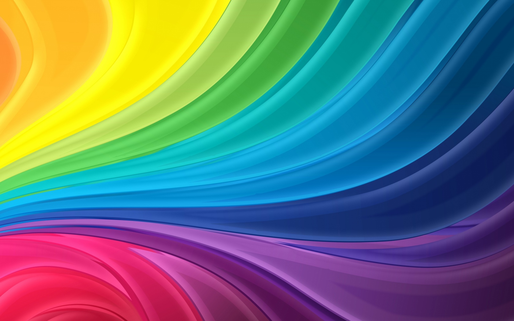 Curl Rainbow Colors Wallpaper