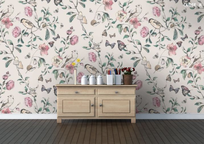 The English Garden Wallpaper Designed By Katy Hackney Of Co