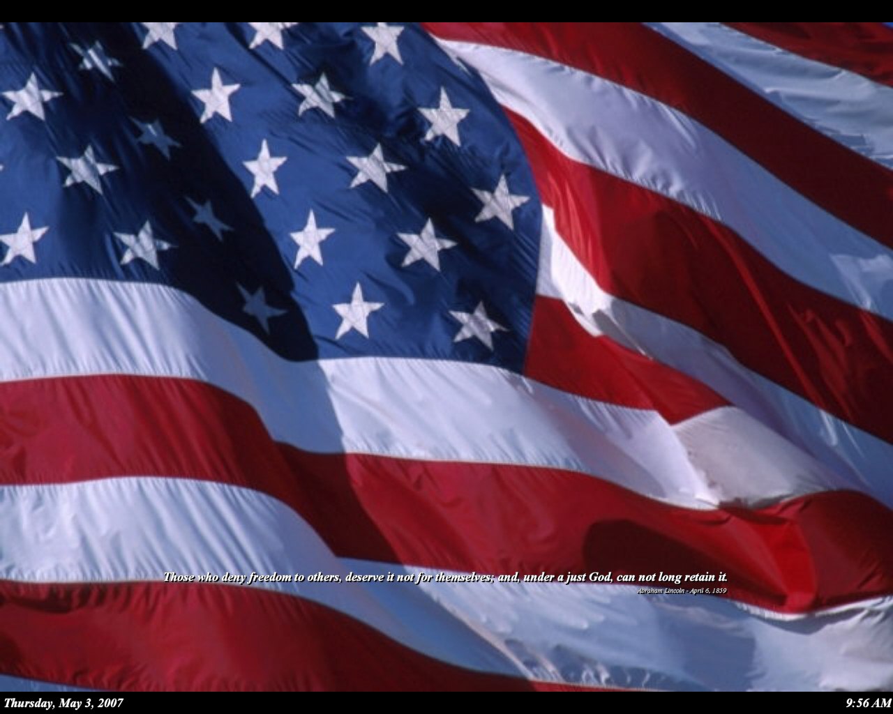 Screenshot 2 of American Flag Screensaver