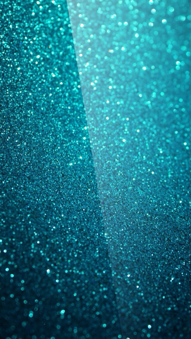 Wallpaper Blue iPhone Glitter Turquois