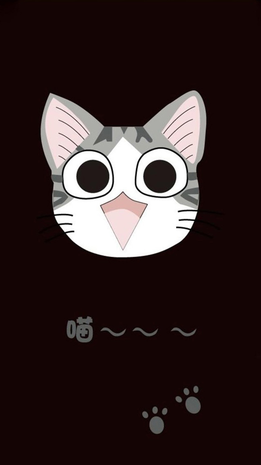 Cute Cat Cartoon Galaxy S5 Wallpaper