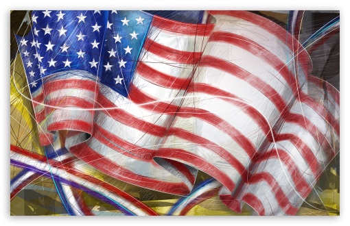 American Flag Independence Day HD desktop wallpaper Widescreen