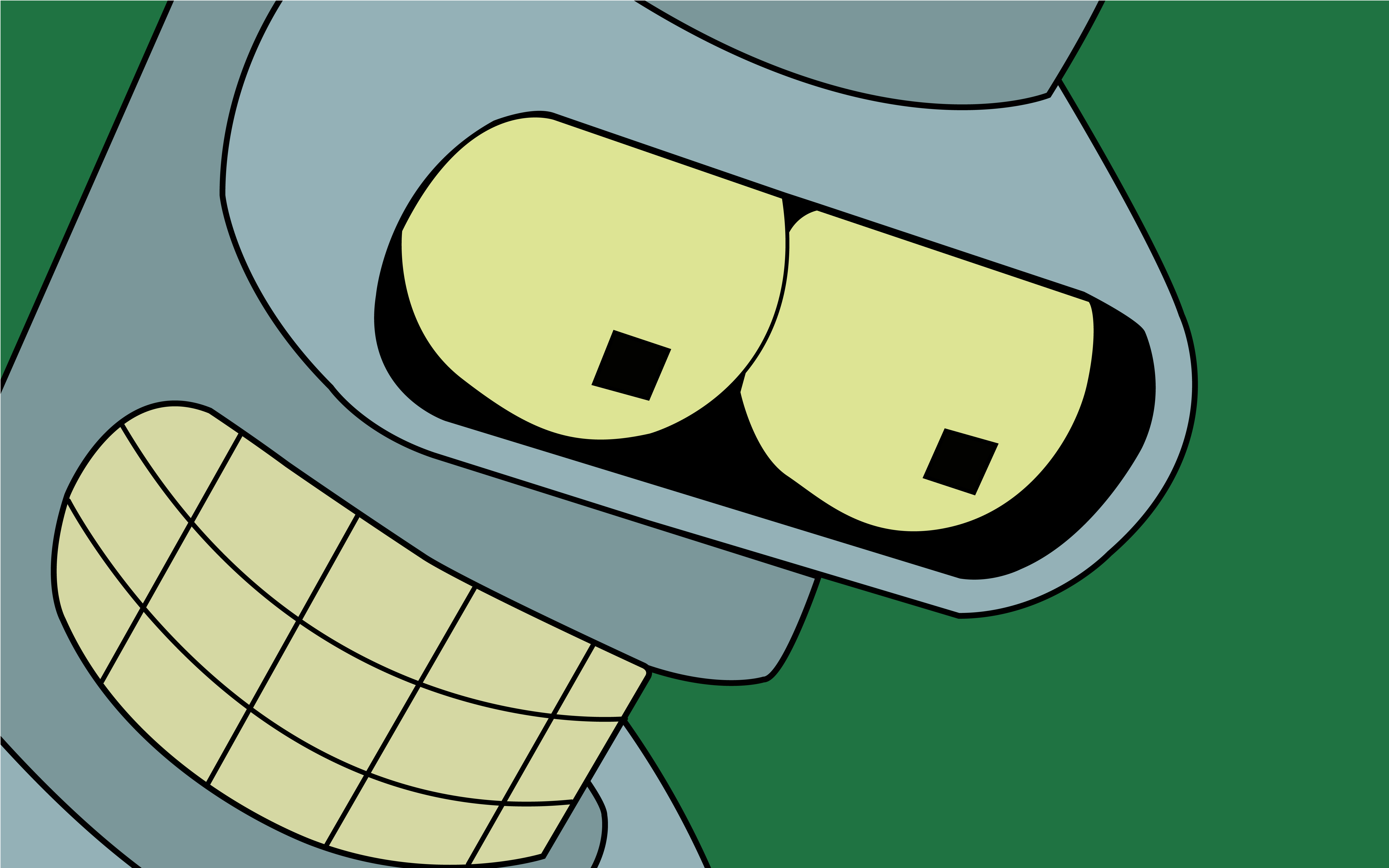 4k Bender Futurama Wallpaper Background Image