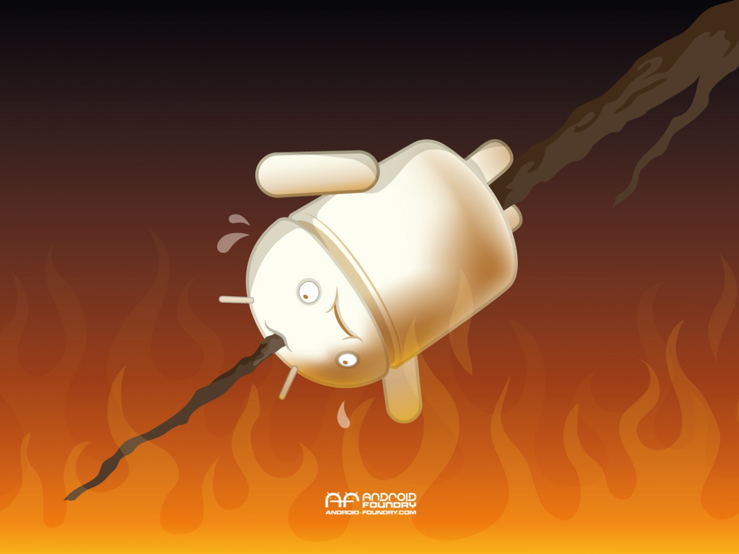 Wallpaper National Marshmallow Toasting Day Android Foundry