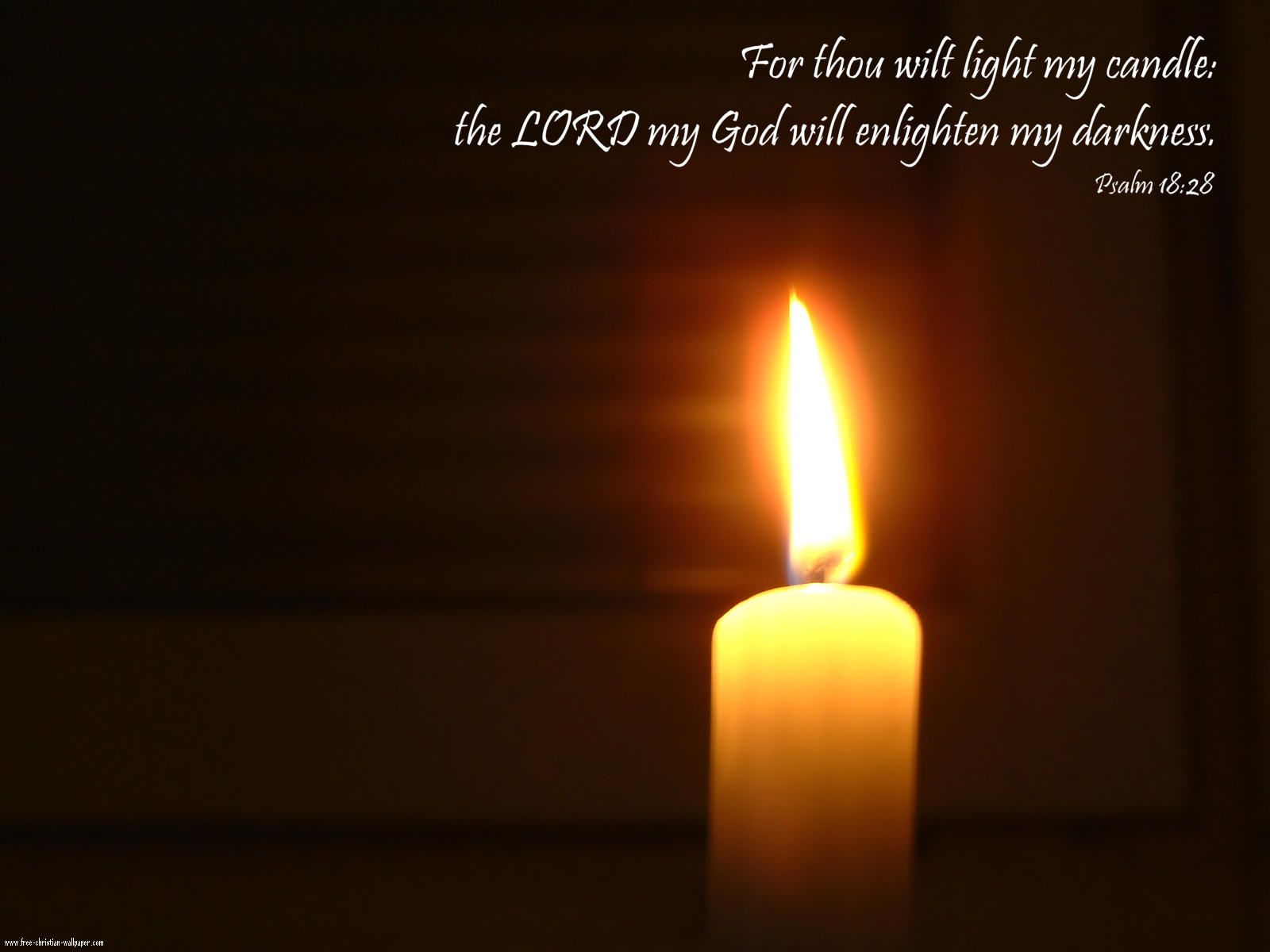 Thou Wilt Light My Candle The Lord God Will Enlighten Darkness