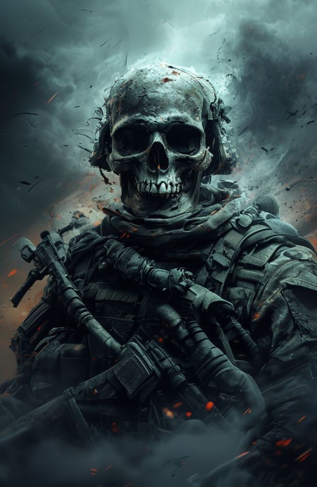 Skull Soldier Wallpaper HD