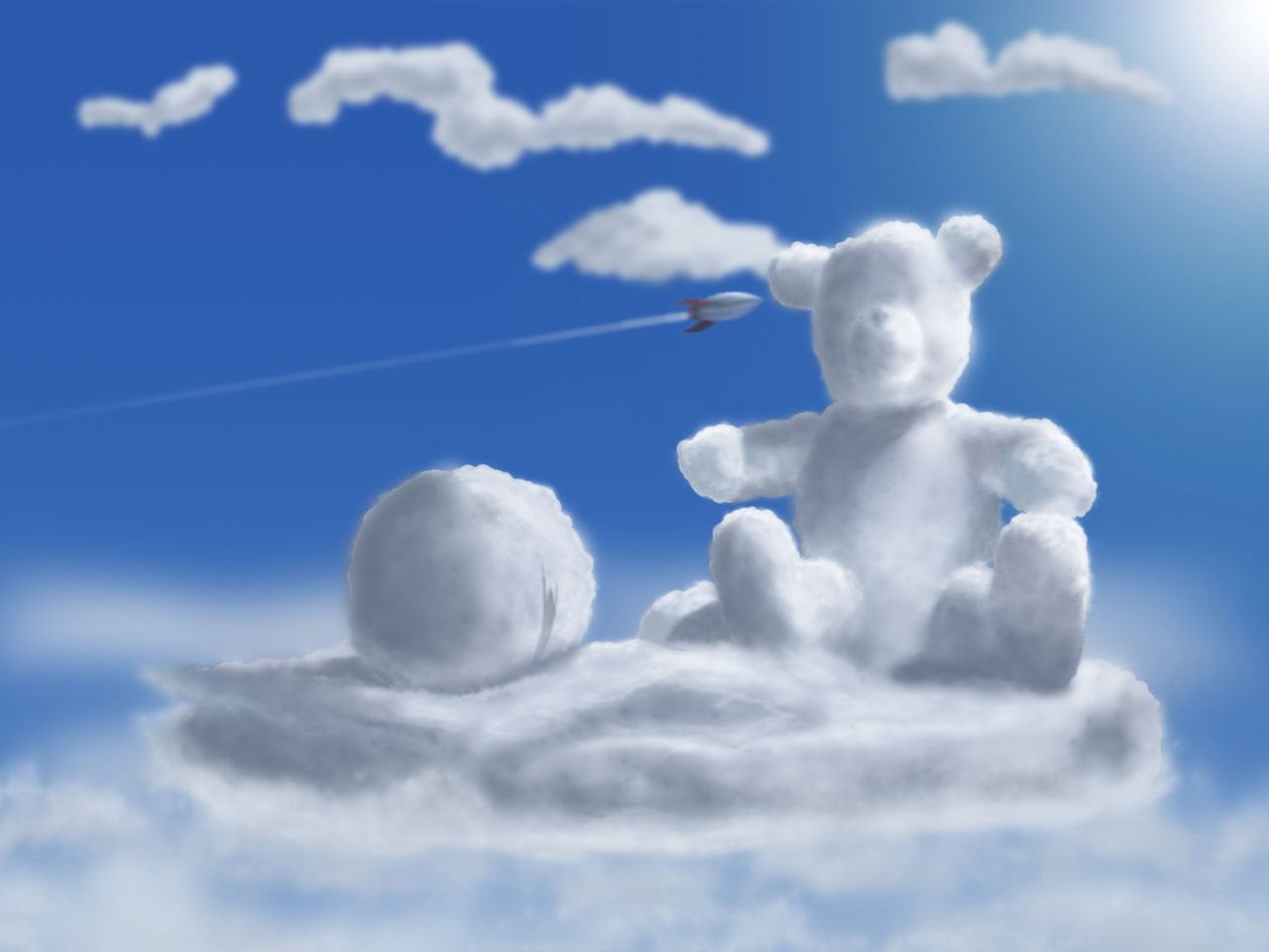  Free Wallpapers Backgrounds   cloud teddy bear clouds funny heaven sky