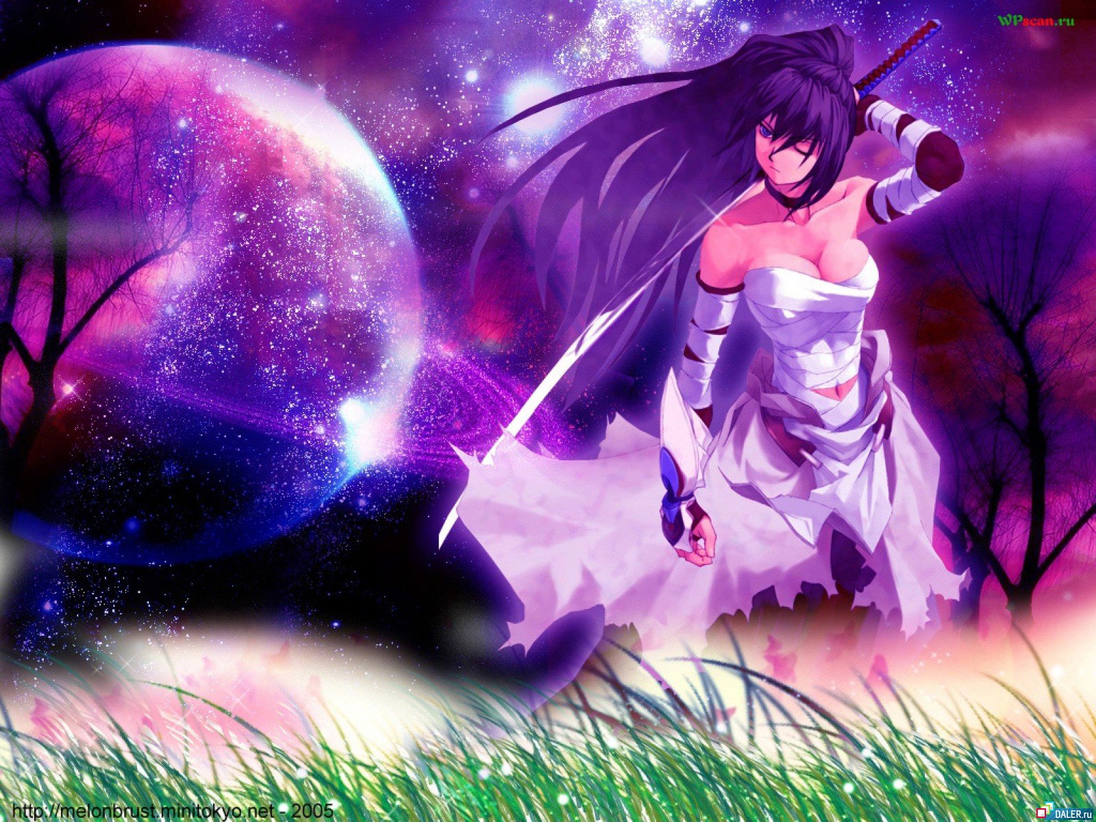Anime Girl Warrior I Wallpaper Background Theme Desktop Do It
