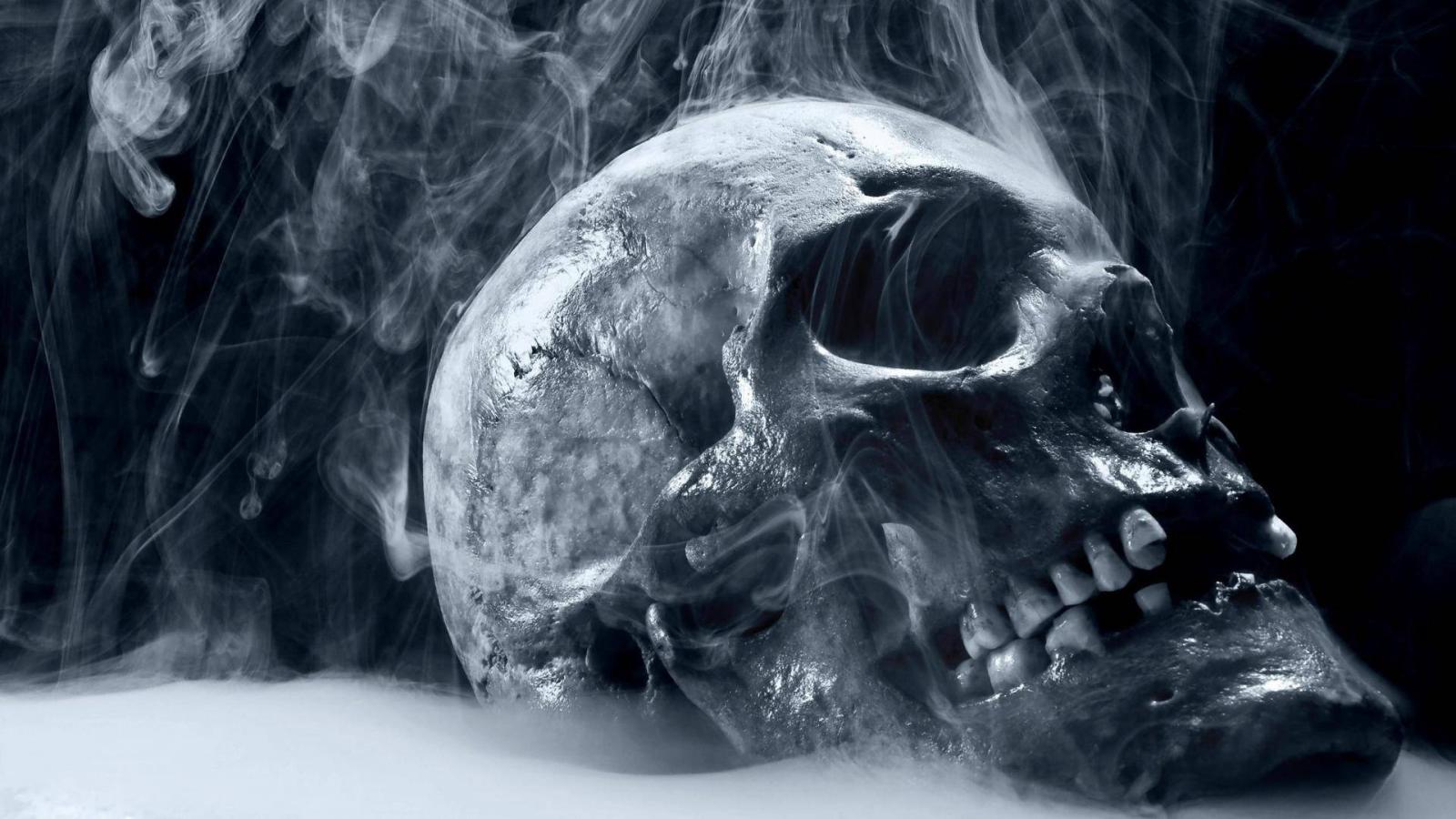 Skull Smoke Wallpaper Hq