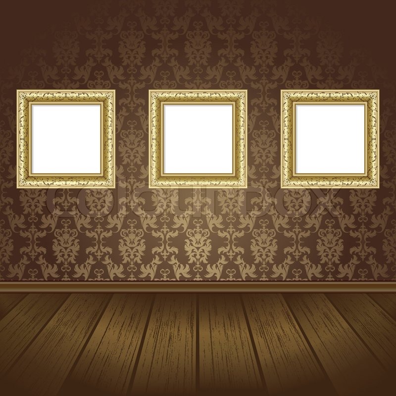 Gold Wallpaper Brown And