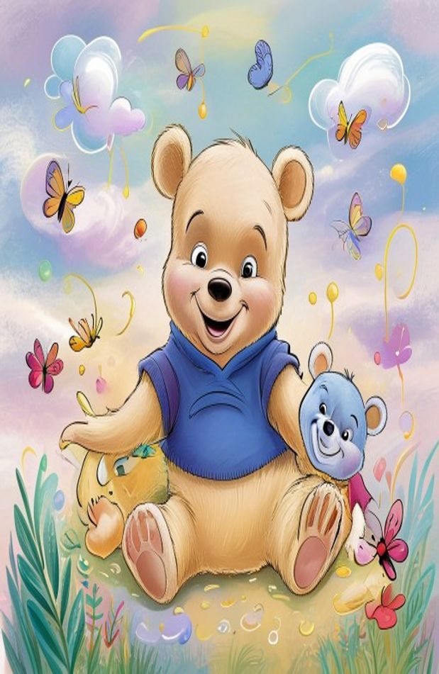Baby Winnie The Pooh Wallpaper