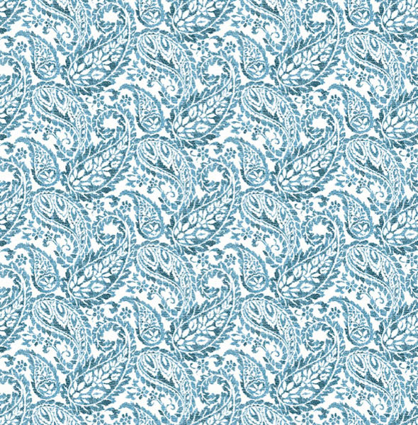 Paisley Wallpaper Blue Bolt Traditional Wall Decor By American