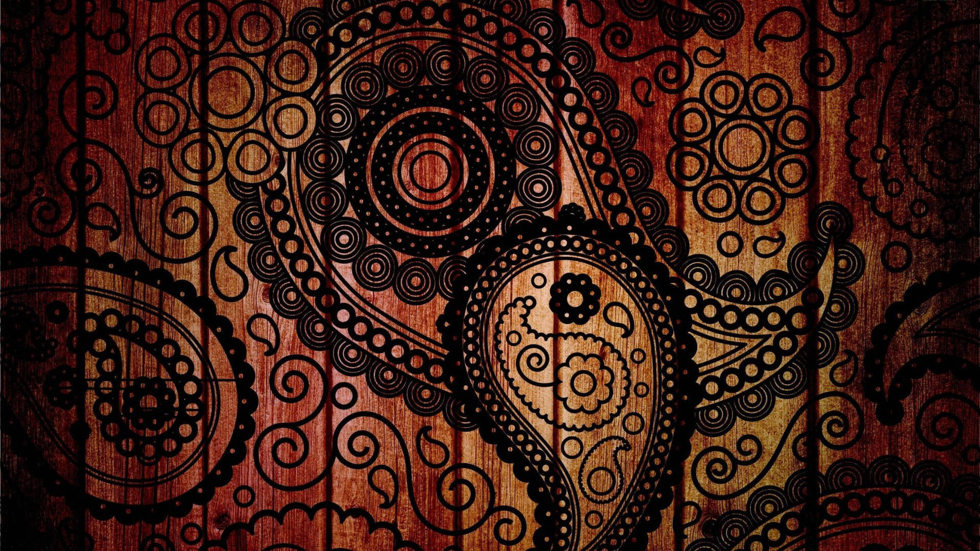 Paisley Print Wallpaper
