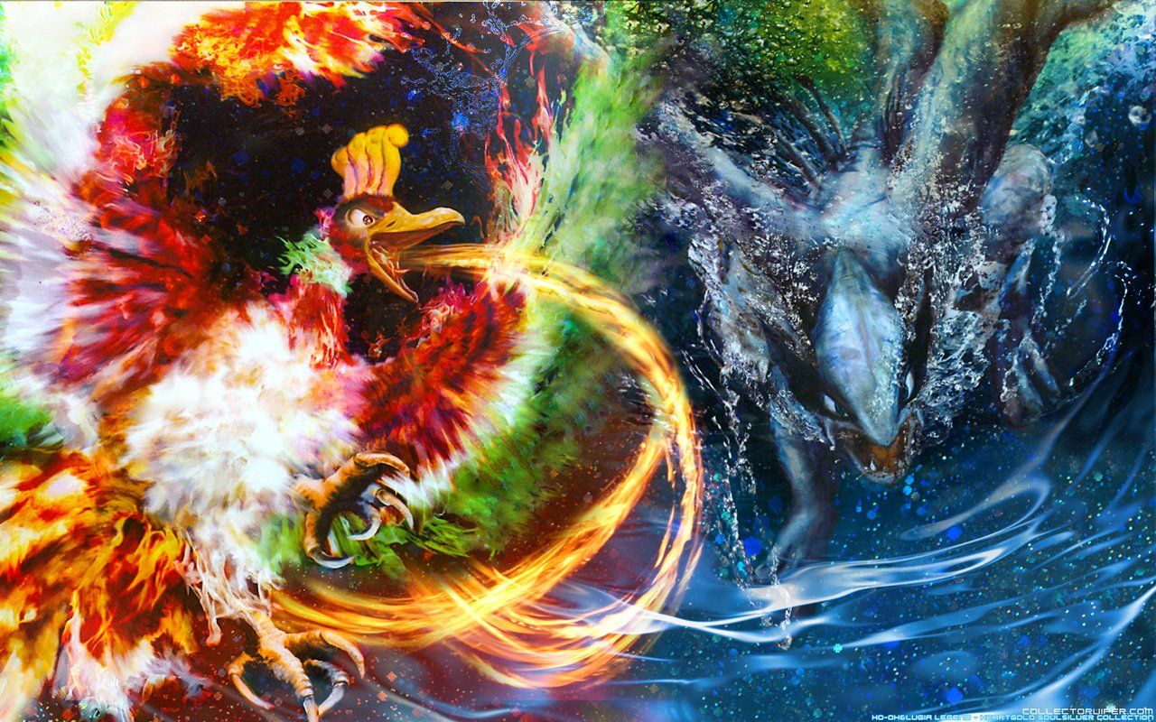 Ho Oh Wallpaper Top Background