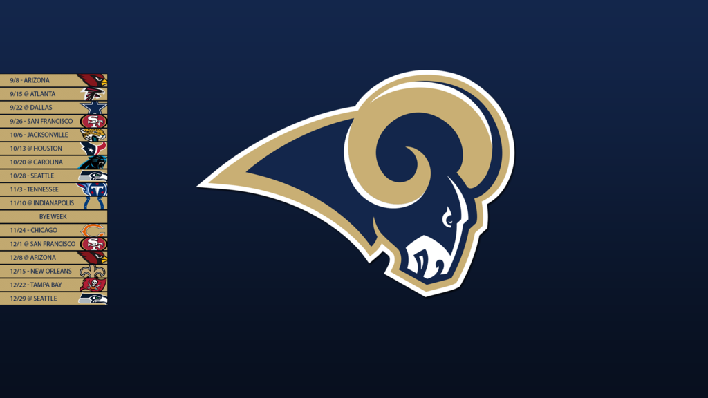 St Louis Rams Schedule Wallpaper By Sevenwithat