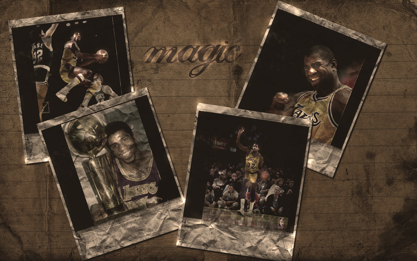 Magic Johnson Widescreen Wallpaper HD Res