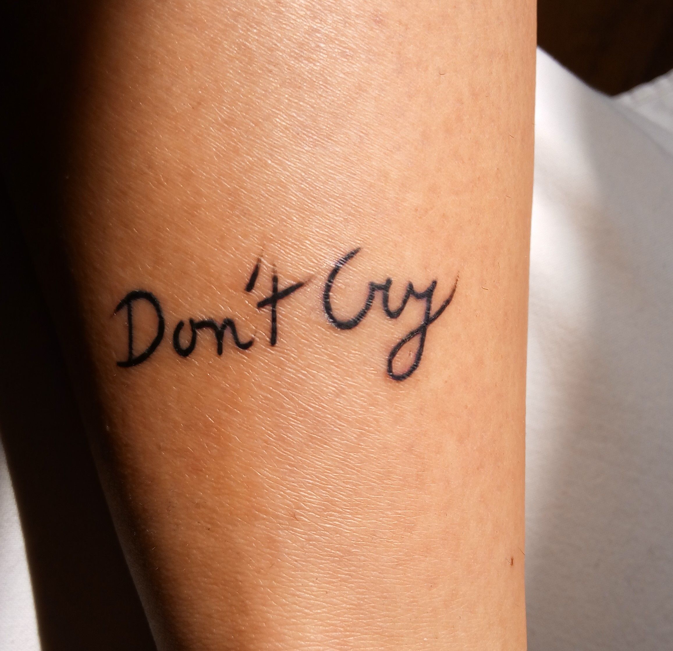 Don T Cry Tattoo Guns N Roses Tatuagem