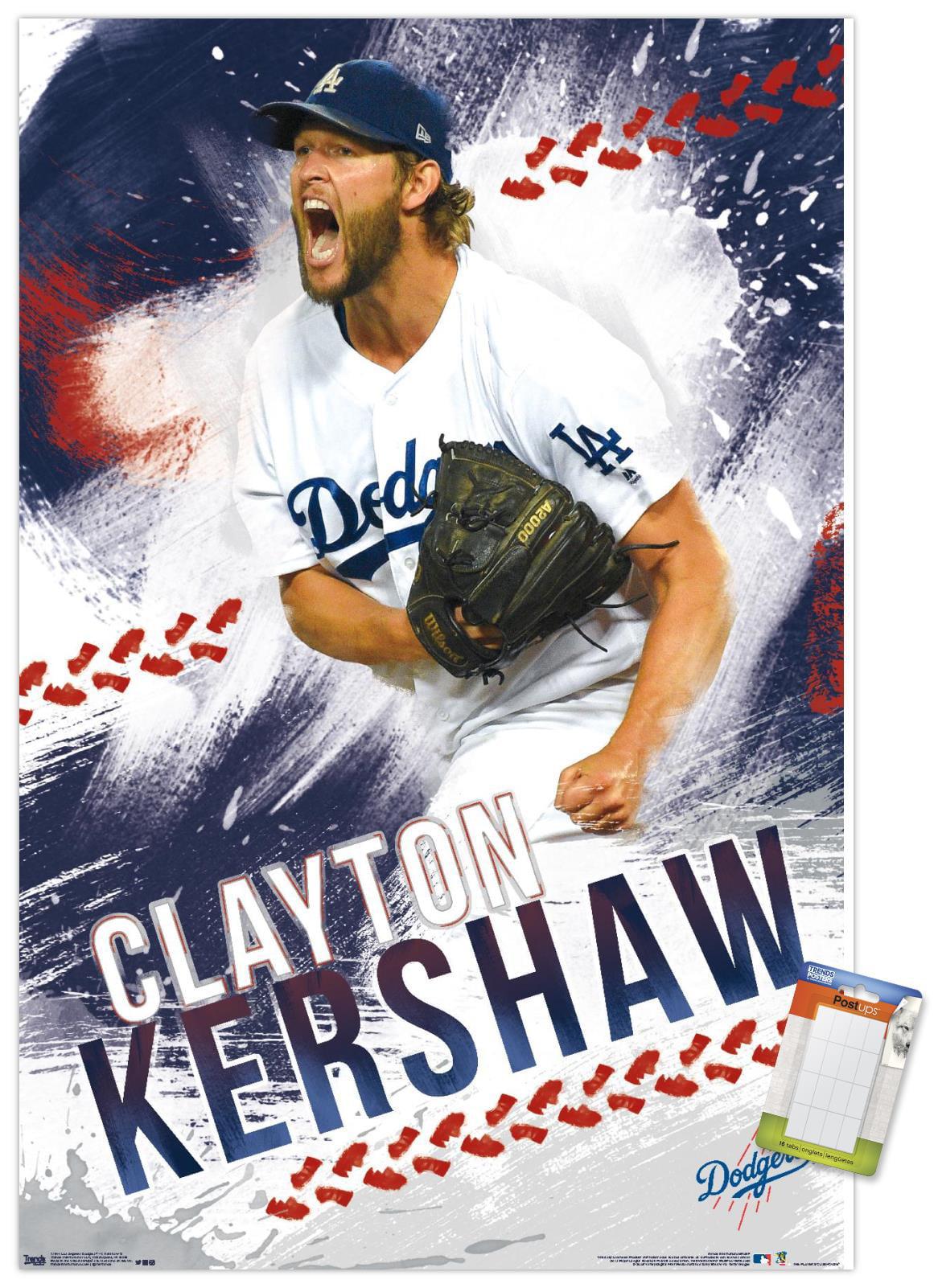 Mlb Los Angeles Dodgers Clayton Kershaw Wall Poster