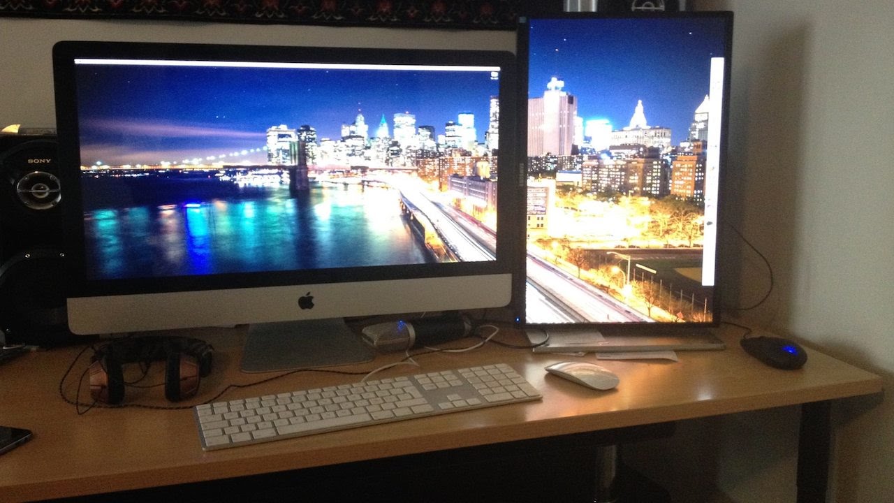 Dual Monitor Wallpaper On Different Size Monitors For Mac