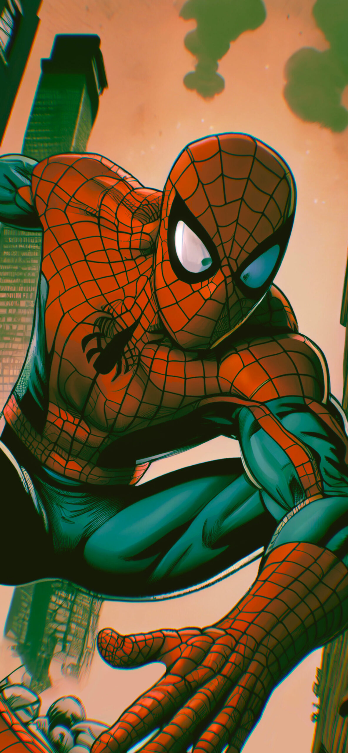 Comic Spider Wallpaper
