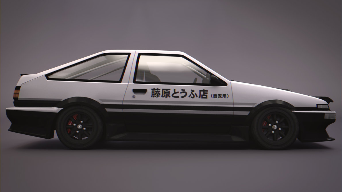 AE86 Toyota Drift Car 4K wallpaper download
