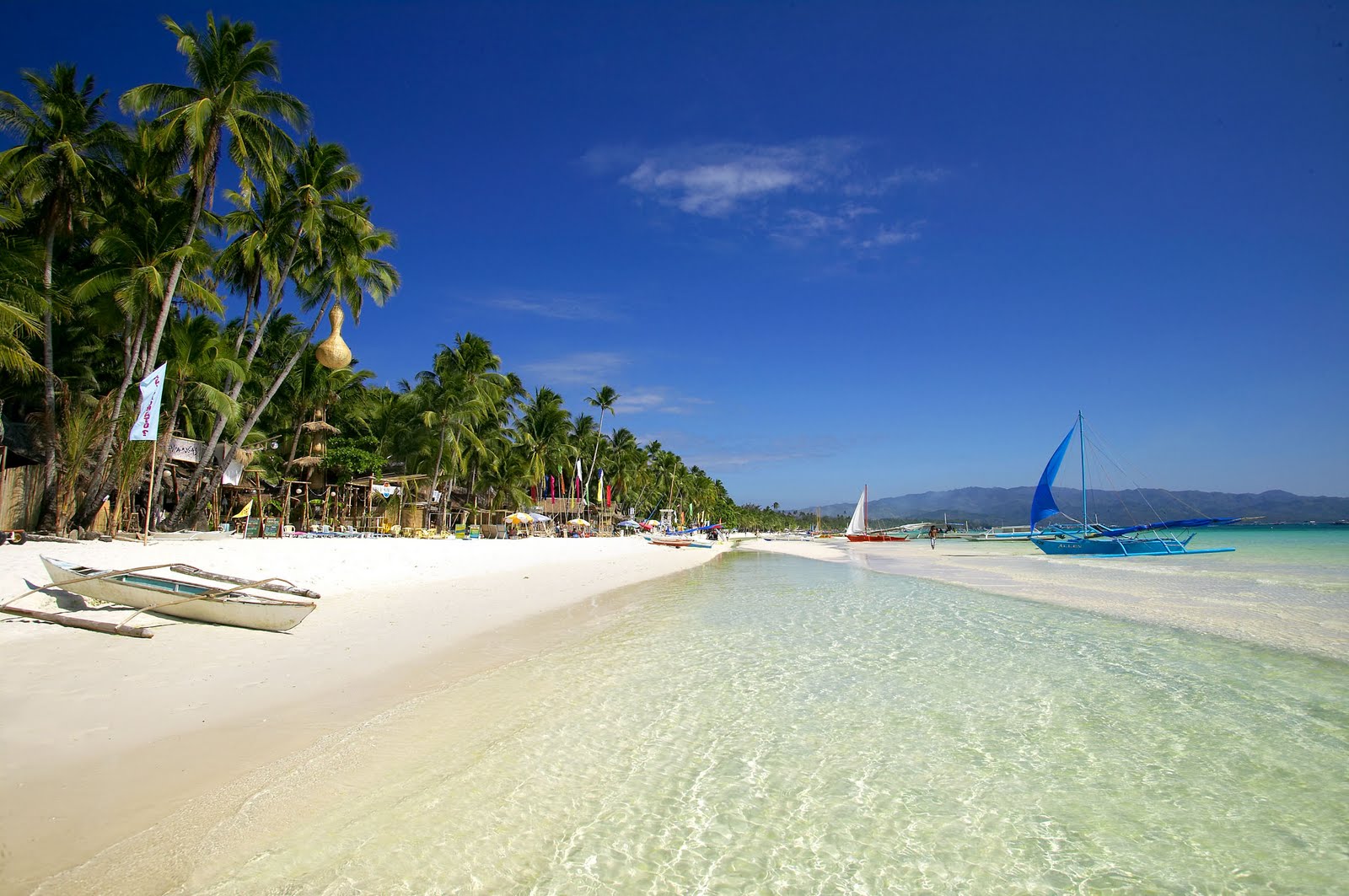 Boracay Island Beach Philippines Great Panorama Picture