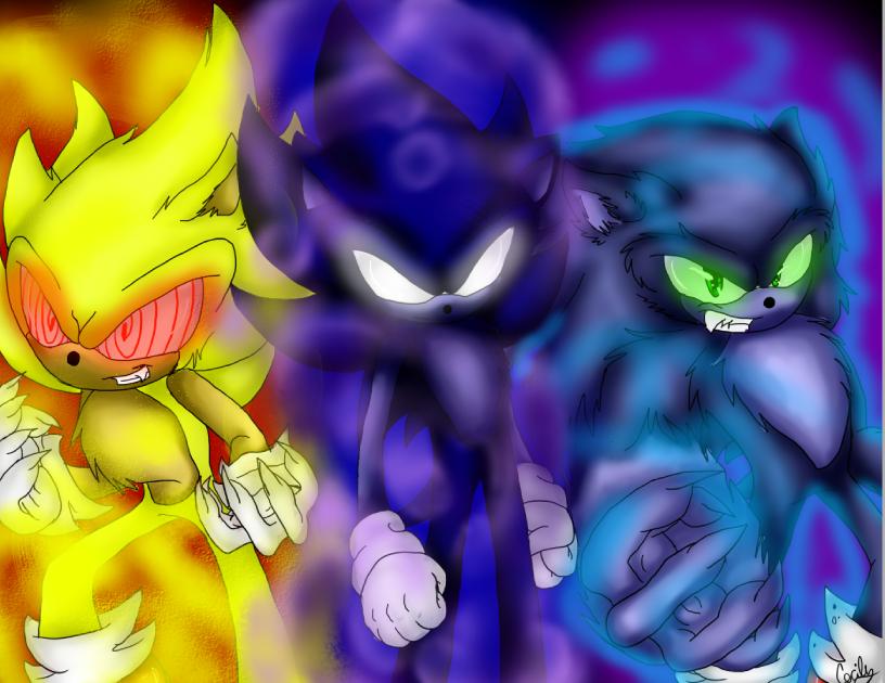 Dark Sides Of Sonic By Moontiger456