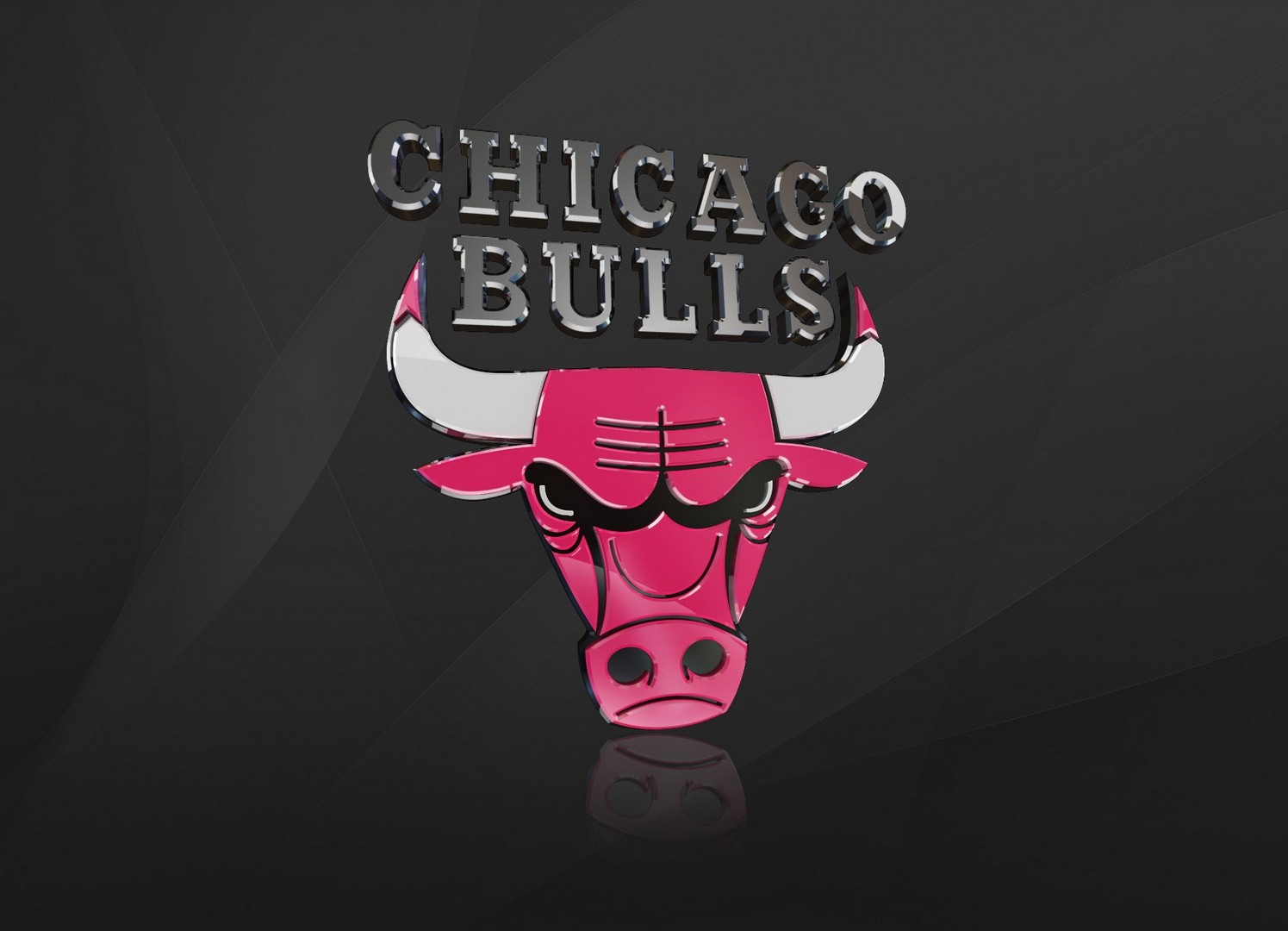 Chicago Bulls Logo Background Widescreen Wallpaper Big Fan of NBA