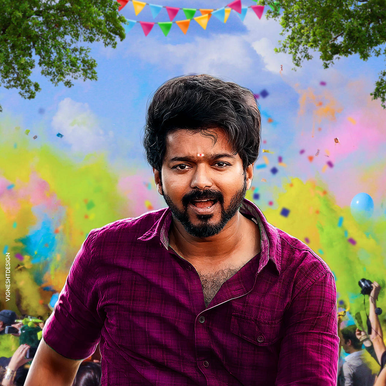Master Vijay HD Wallpaper
