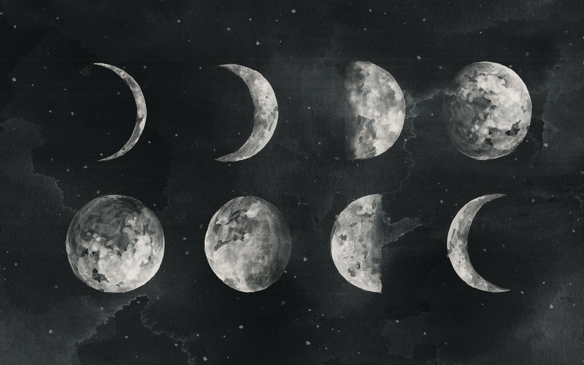 Moon Phases Wallpaper On