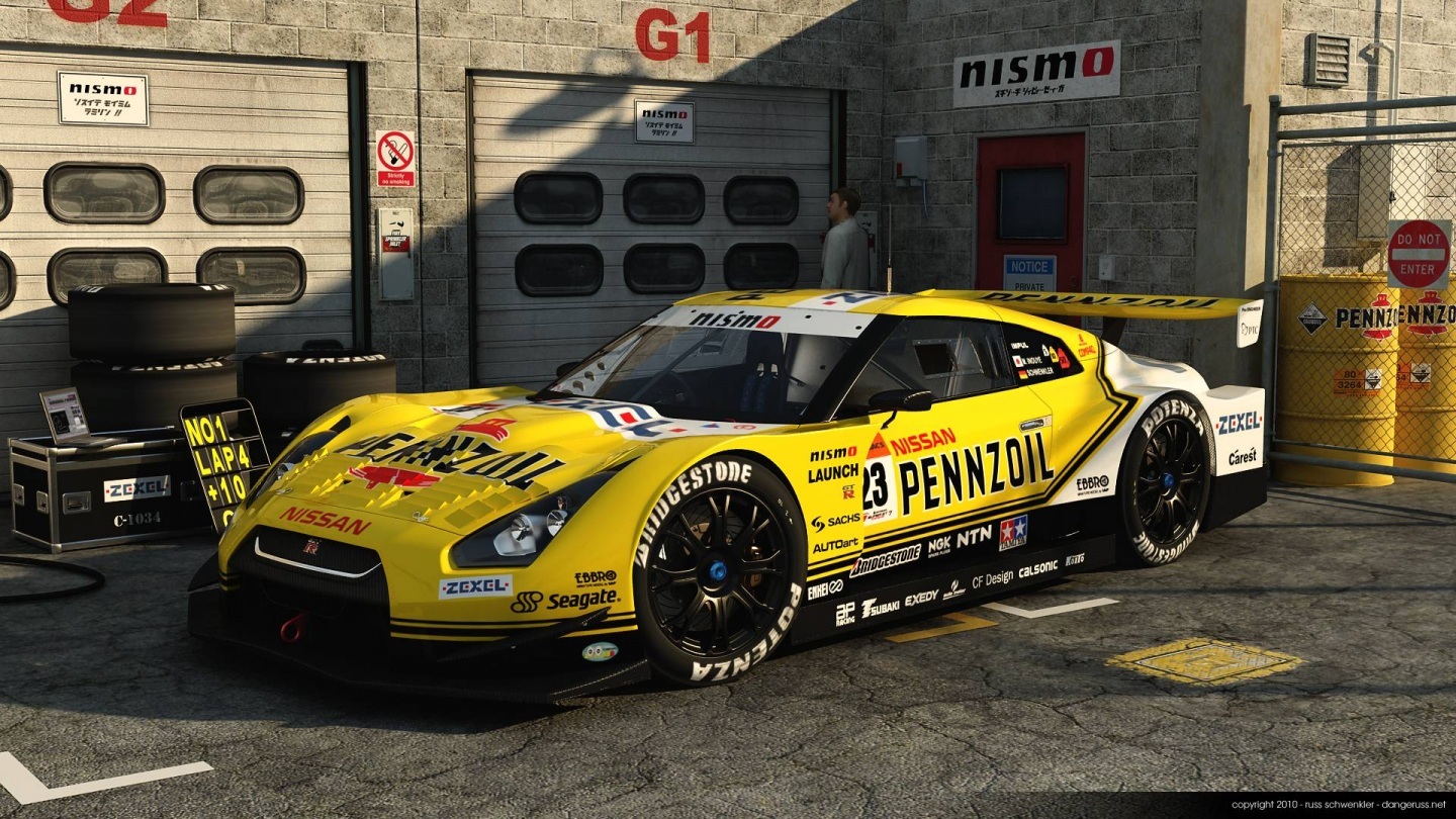 Team Pennzoil Nissan Gtr Super Gt Race Car HD Desktop Background