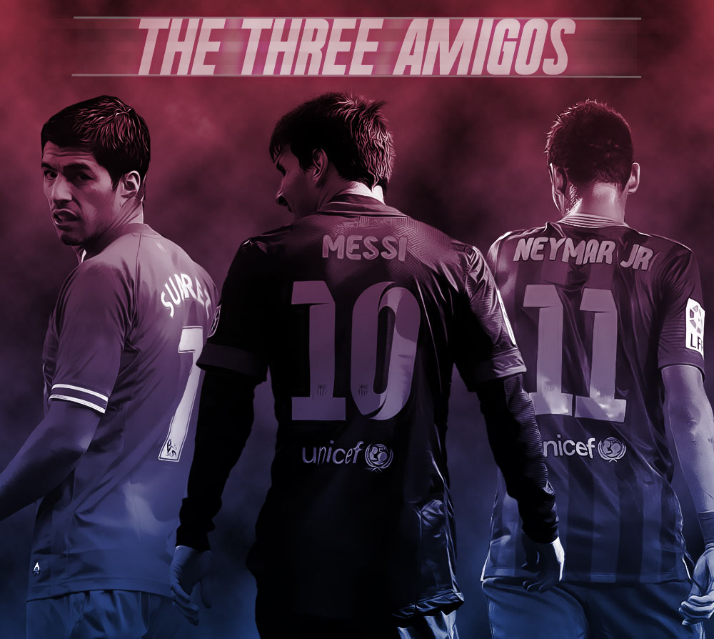 Su Rez Lionel Messi And Neymar Fc Barcelona Wallpaper