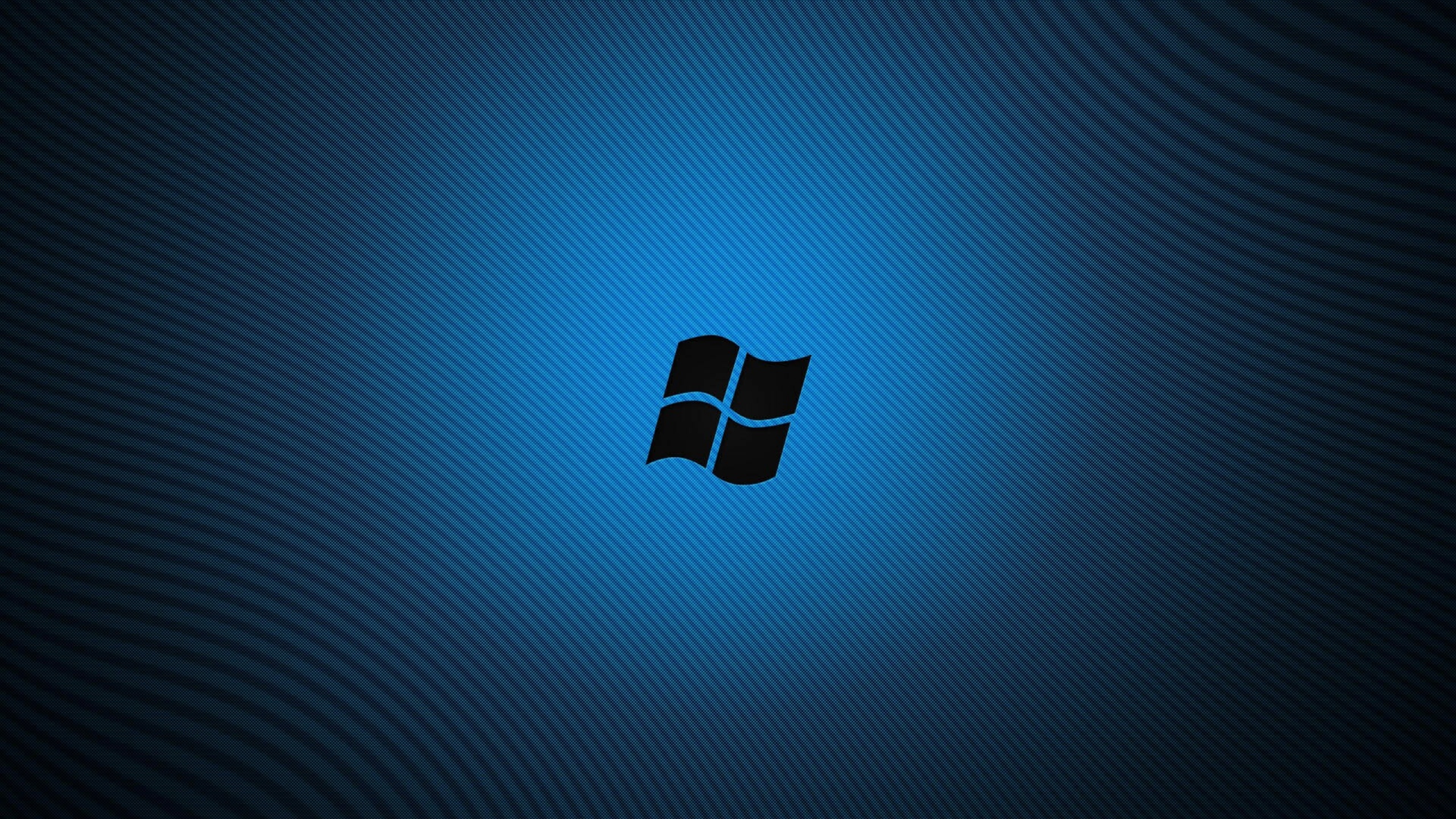  2560x1440 Windows Blue Black Logo Wallpaper Background Mac iMac 27
