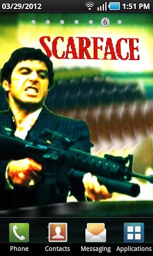 Bigger Scarface Live Wallpaper For Android Screenshot