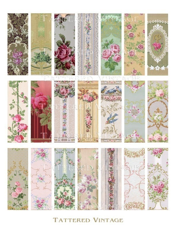 Wallpaper Collage Antique Victorian