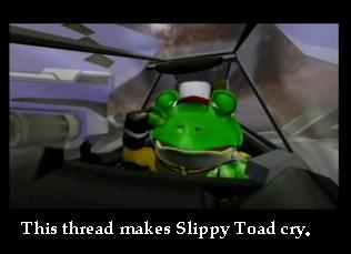Slippy Toad Cries By Mad But Happy