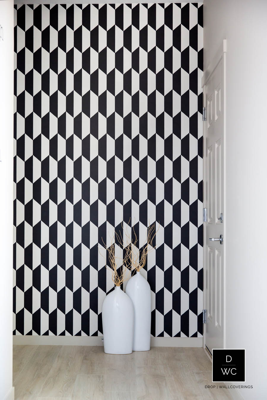 Son Frontier Tile Black And White Wallpaper By Calgary