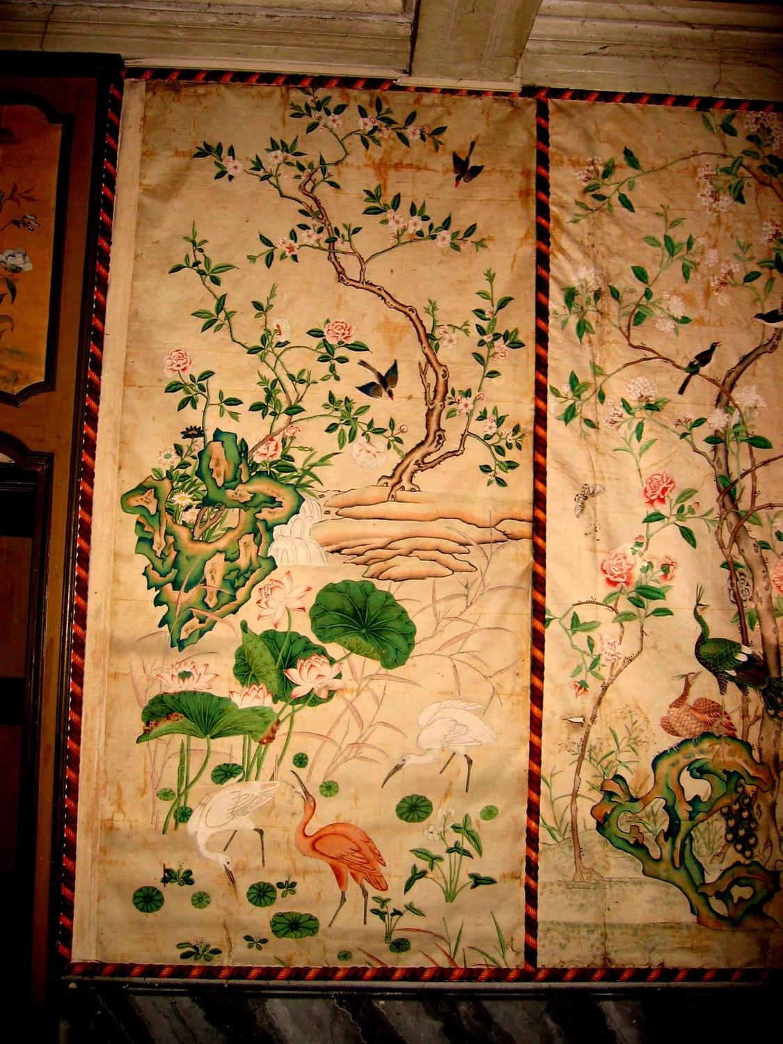 Antique And Rare Chinese Wallpaper Panels At 1stdibs