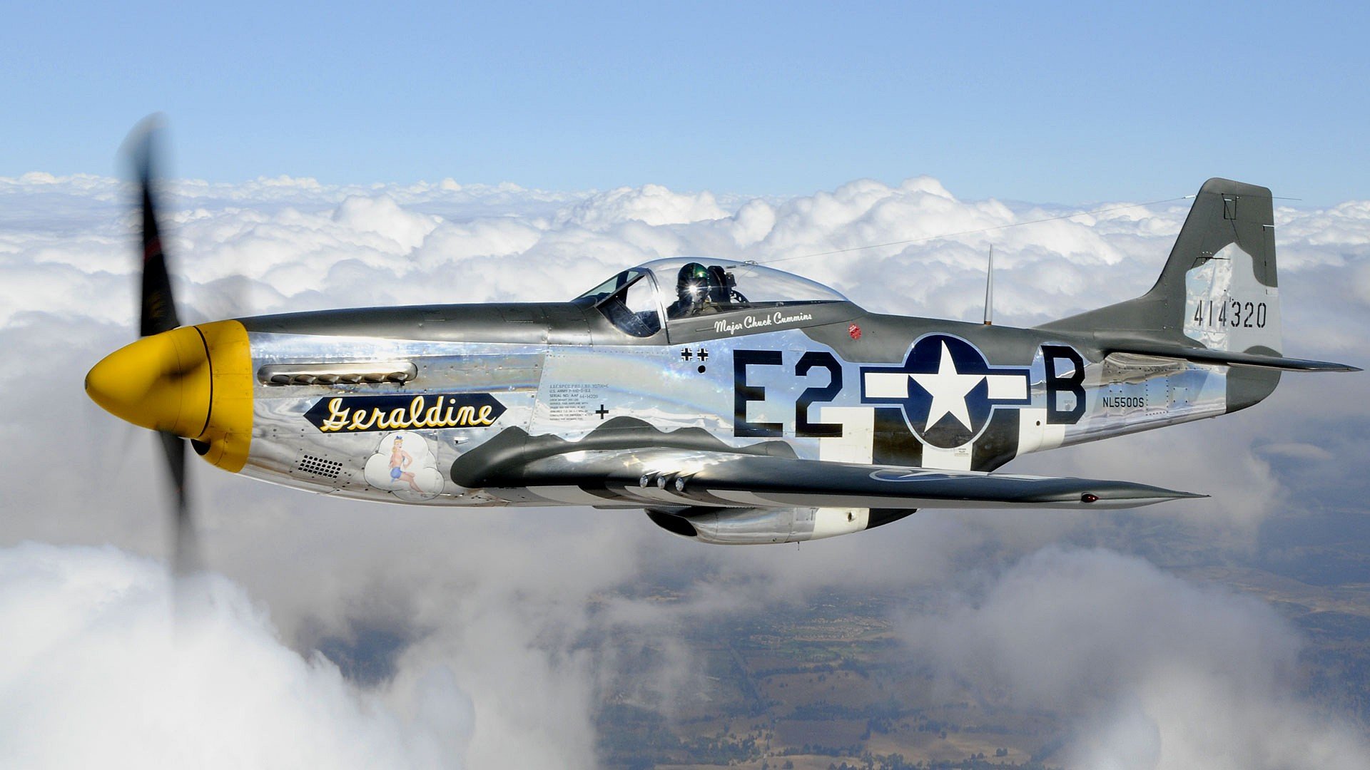 48+ P 51 Mustang Wallpaper Firing Cannon Painting free download
