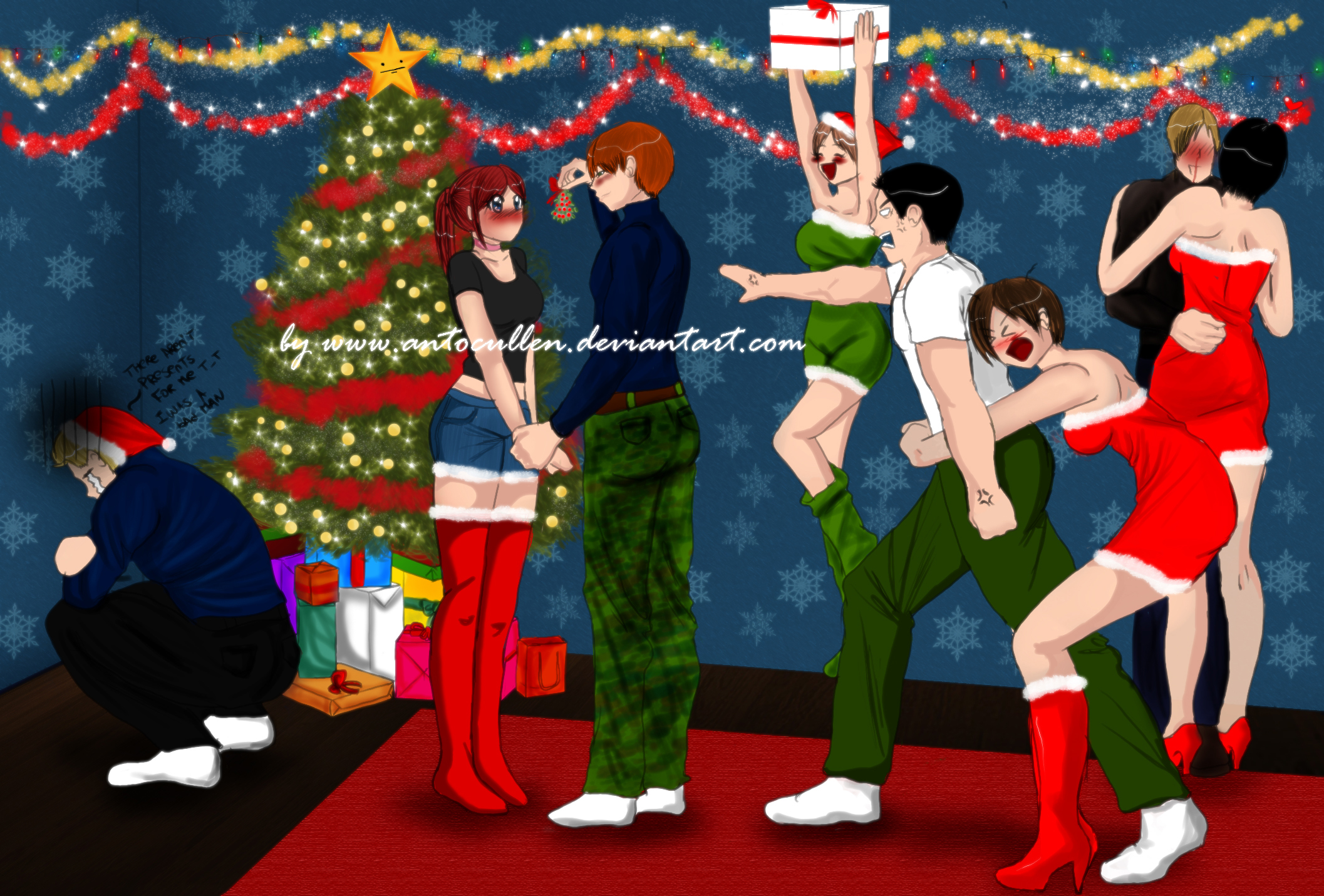 Resident Evil Christmas By Antocullen