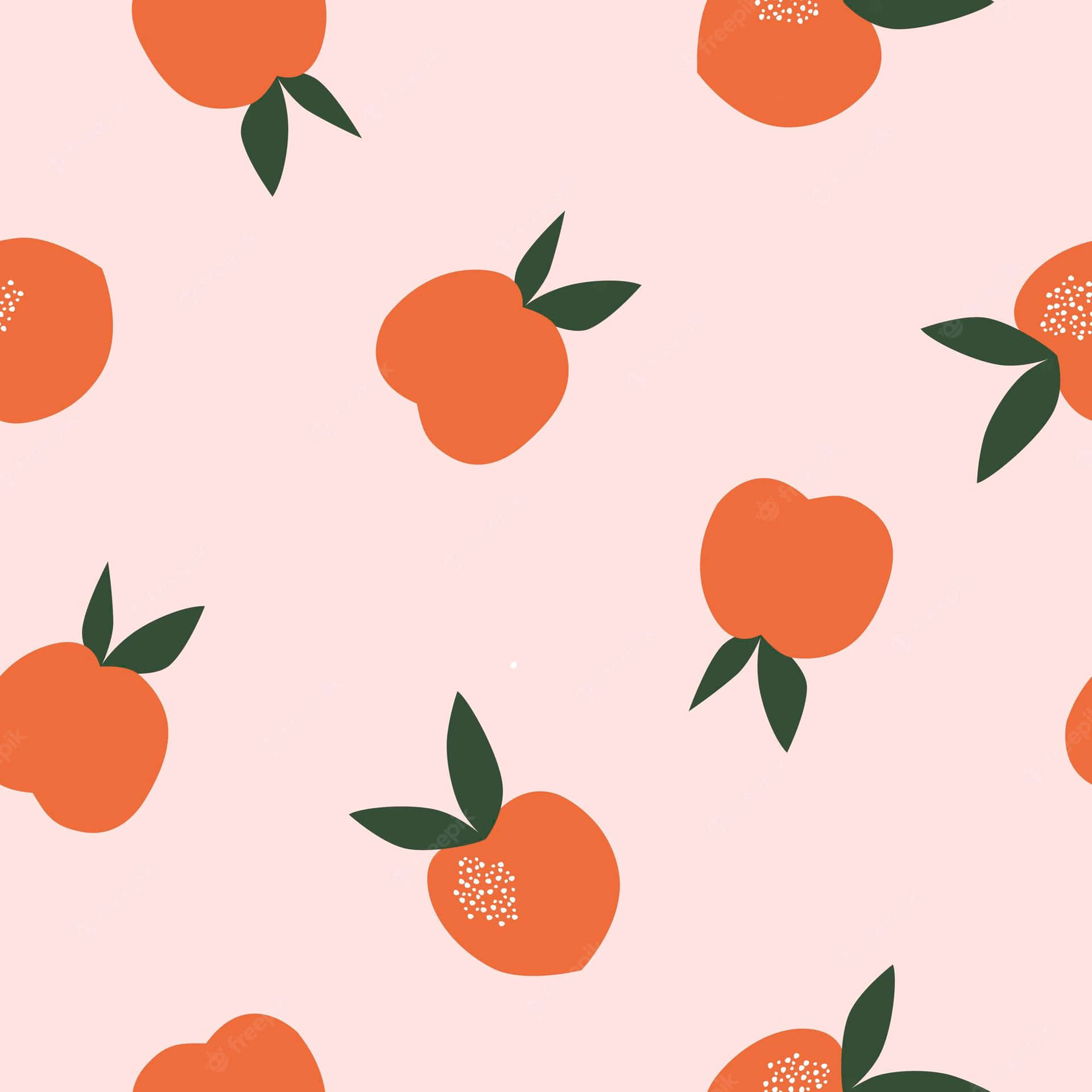 Cute Peach Wallpaper