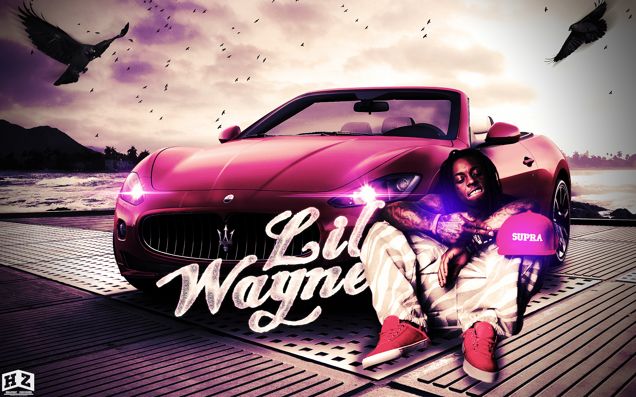 Lil Wayne Ferrarri Rap Wallpapers 2560x1600