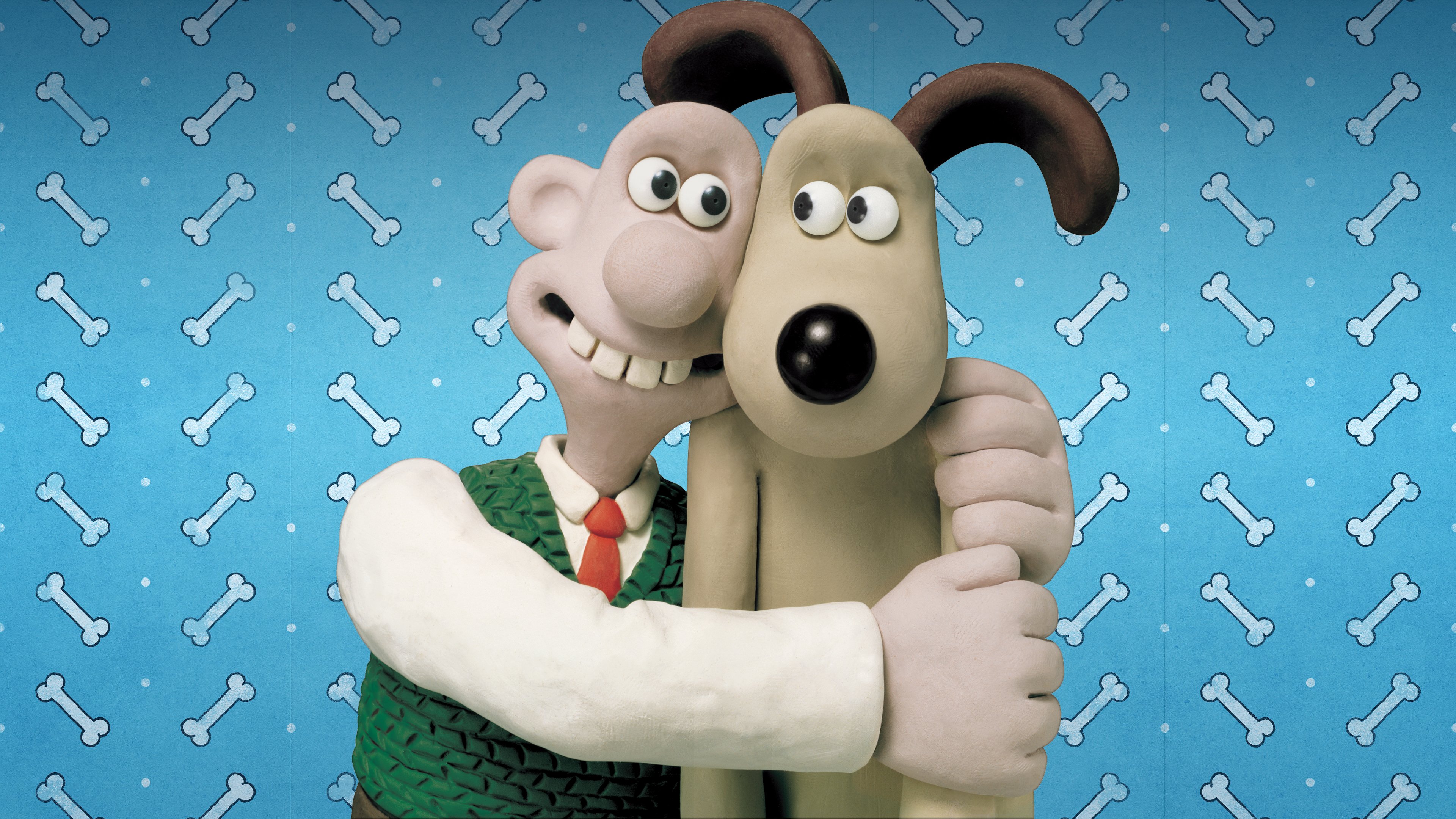 Wallpaper Wallace and Gromit animation 3840x2160 3840x2160