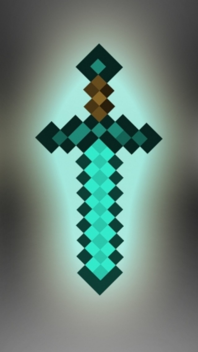 Minecraft Diamante iPhone Wallpaper For