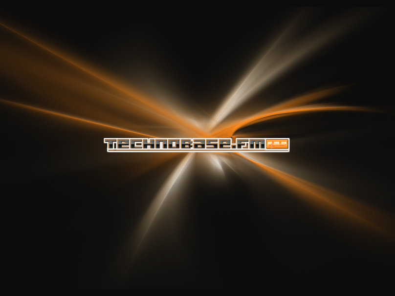 Technobase Fm Orange Black Wallpaper
