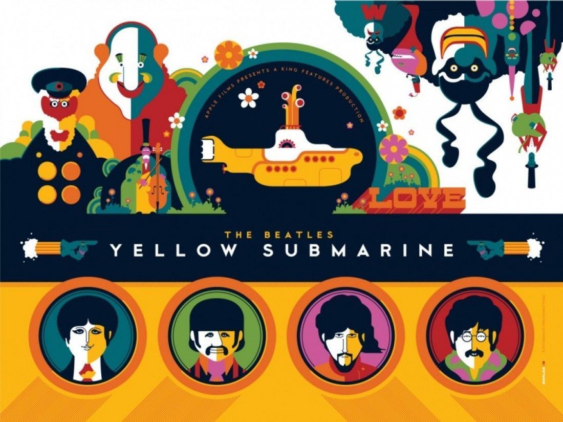 Wallpaper For The Beatles Yellow Submarine