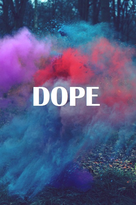 Colored Smoke On Wallpaper