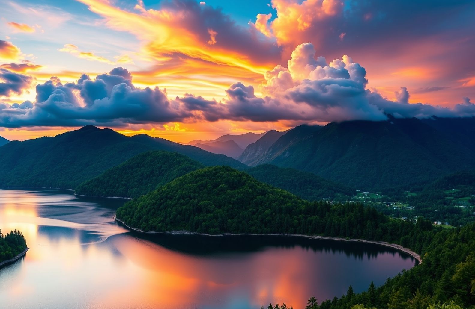 Panoramic Wallpaper Dual Screen Windows